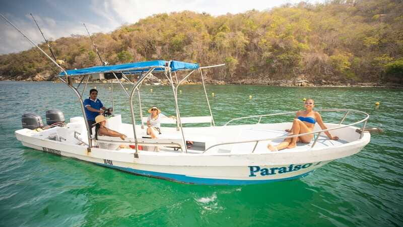 From La Crucecita: Private Huatulco 7 or 5 Bays Boat Trip - Maguey and the Bay-to-Bay Feeling