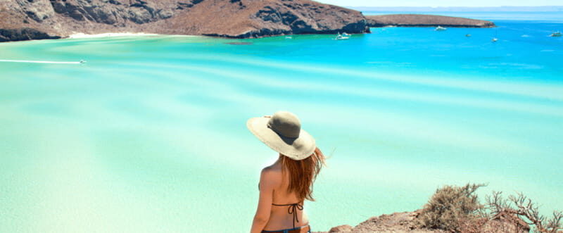 From Los Cabos: City Tour La Paz, Balandra and Todos Santos - Balandra Beach: turquoise water and the mushroom rock moment