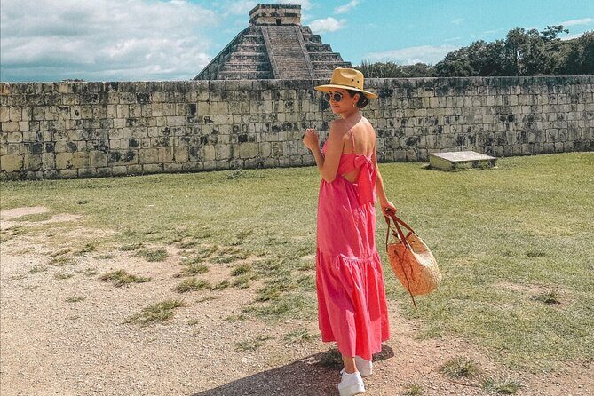 From Merida: Chichen Itza Tour, Izamal, Cenote Ik Kil and Food - The 7:00 a.m. start that makes the whole day work