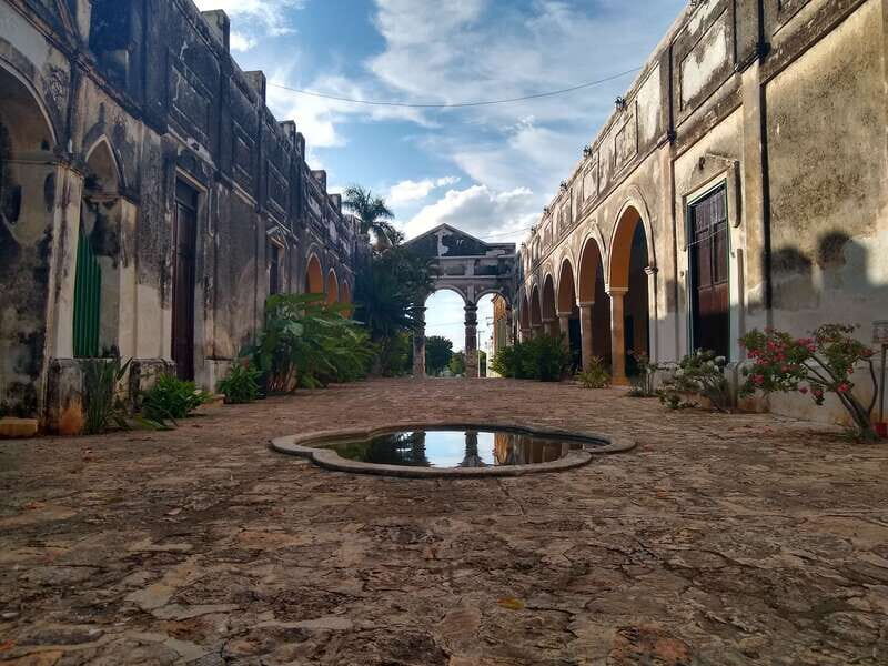 From Merida: Uxmal, Hacienda Yaxcopoil and Cenote with Lunch - Uxmal: Pyramid of Wealth, nunnery, and the guide’s interpretation