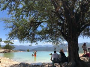 From Oaxaca de Juarez: Hierve el Agua and Mezcal Distillery - The natural pools: when swimwear turns into the best part of the day