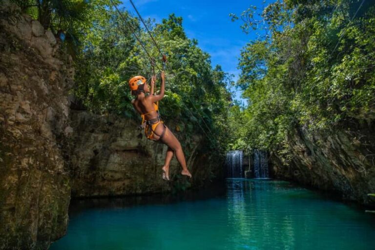 From Playa del Carmen: Xplor Park Admission, Full Day - Zip Lines From Cave to Cave: Speed With Real Constraints