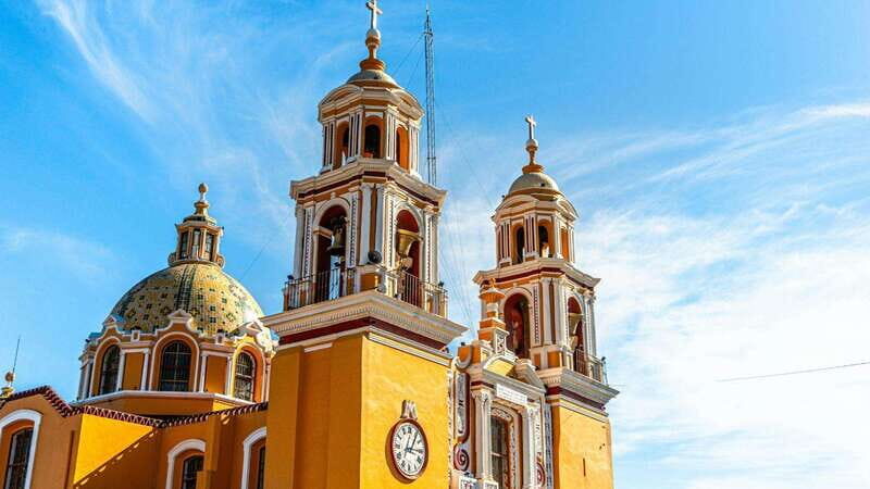 From Puebla: Cholula Pyramid and Churches all included - Santa María Tonantzintla: Indigenous Baroque That Covers Every Inch