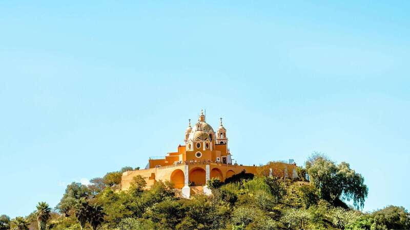 From Puebla: Cholula Pyramid and Churches all included - Pottery Studio Stop and the Rompope Moment
