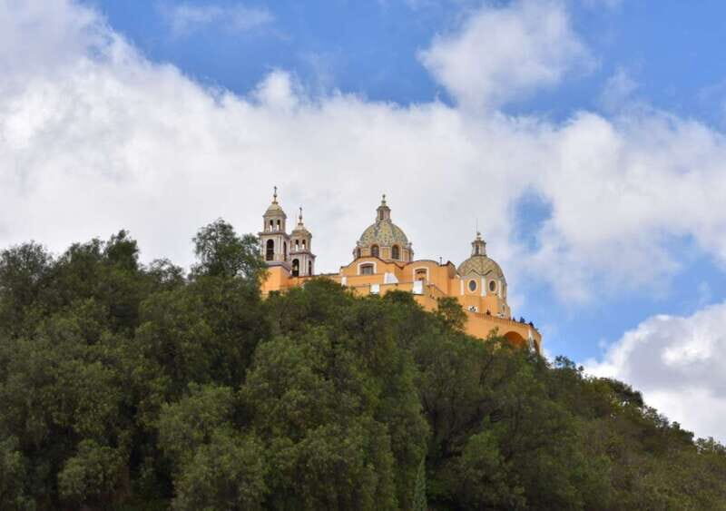 From Puebla: Cholula Pyramid and Churches all included - Smooth Puebla Pickup and a Private Group Advantage