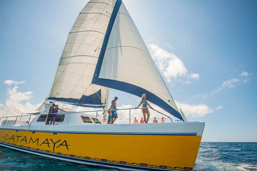 From Puerto Aventuras: Share Catamaran Tour - A 65-Foot Catamaran From Puerto Aventuras: What You’re Really Buying