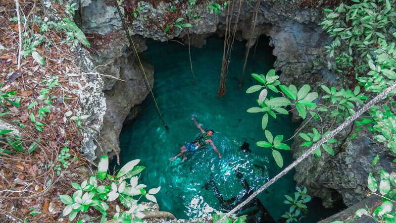 From Riviera Maya: 3 Cenotes Adventure Tour with Lunch - Casa Cenote snorkeling early: fish, turtles, and the calm start