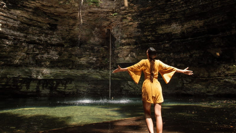 From Riviera Maya: Ek Balam & Cenote Tour w/ Lunch & Pickup - Uayma town and the unusual church: worth it or a time tax?