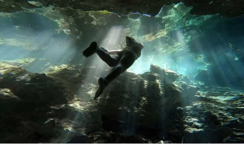 From Tulum: Tulum, Cenote and Turtle Swim Tour at Akumal - Mariposa (Canamayte) Cenote swim: the cool break you’ll remember