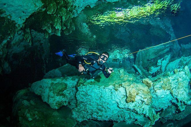 Go for 2 dives in cenote Dos ojos for certified divers - Instructor + safety: what the small group means in practice