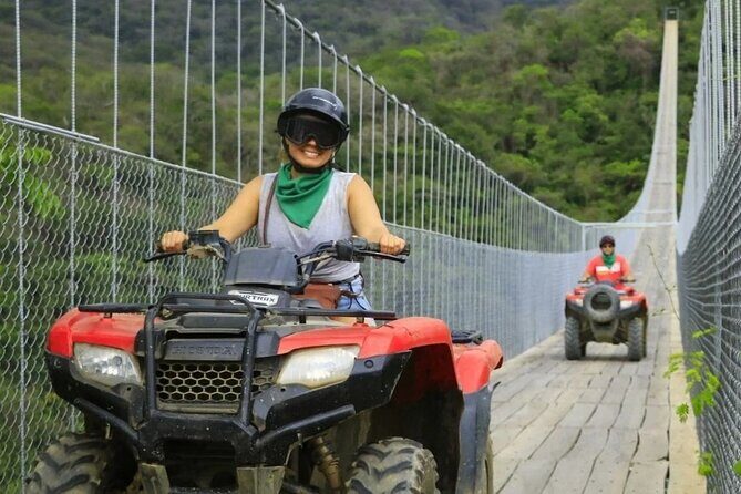 Half Day ATV and RZR Tour to El Jorullo Hanging Bridge - Half-Day Name vs Real Timing From Puerto Vallarta