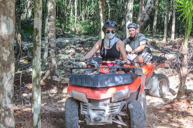 Half Day in Cancun Atvs Ziplines and Cenote Park - Snacks, Taquitos, and the Photo Reality