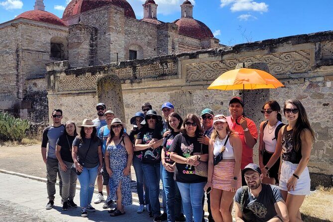 Hierve el Agua, Tule Tree, Mitla and Mezcal Distillery Tour - Mitla archaeological site: stunning stone, steep steps