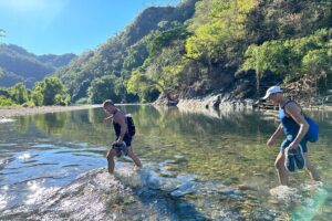 Hiking to Secret Hot Springs in the Mountain - The 45-Minute Trail: River Crossings, Uneven Ground, and Real Footing