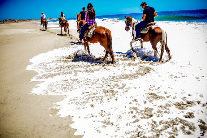 Horseback Riding Adventure in Playa Migriño with Tequila Tasting - The ocean-shore stretch and the big viewpoint moment