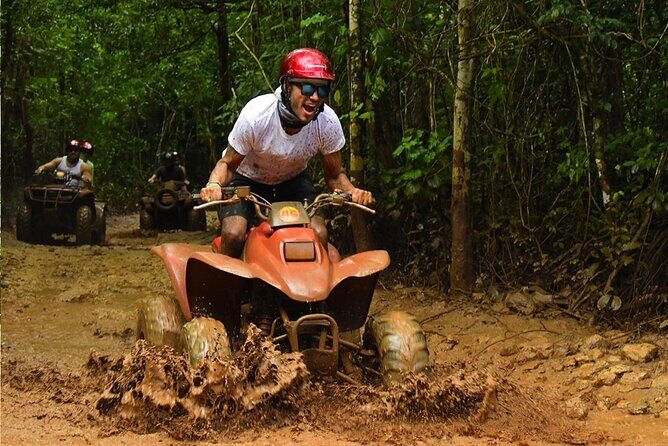Horseback Riding + ATV + Cenote + Zip-Line from Cancun and Playa del Carmen - Cenote Swim: Lifejackets, Lockers, and Staying Comfortable