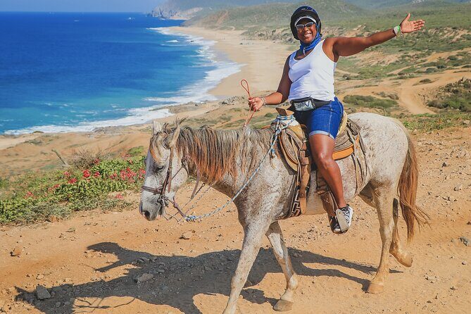 Horseback Riding Beach and Desert in Cabo - Beach Run on the Pacific: Breaking Waves and Coastal Views
