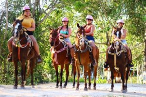Horseback Riding Cenote, Zipline.Transportation & Tequila Tasting - Jungle zipline circuit and hanging bridges: the thrill you’re paying for