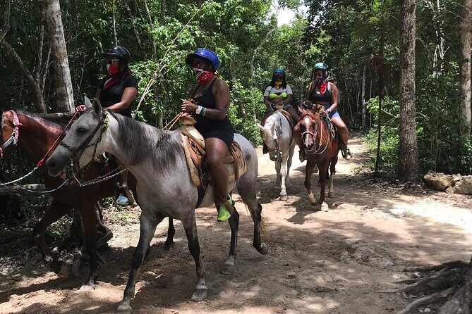 Horseback riding with ATV, zip lines and cenote, lunch and transfer - Getting to the park: pickup timing and what to plan