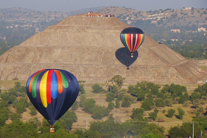 Hot Air Balloon Flight and Tour of the Majestic Pyramids - Teotihuacán archaeological zone: tickets included, guide not included