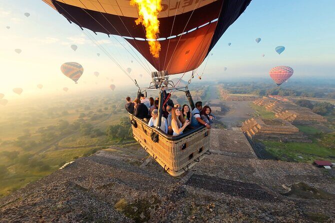 Hot Air Balloon Flight Teotihuacan With Pickup and Breakfast - Stop 2: Aerial views of San Martín de las Pyramids and San Juan Teotihuacán