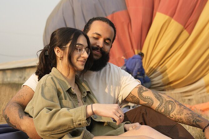 Hot Air Balloon Flight with Breakfast Cave and Pyramids Tour - The shared balloon flight: 30–50 minutes of sky math