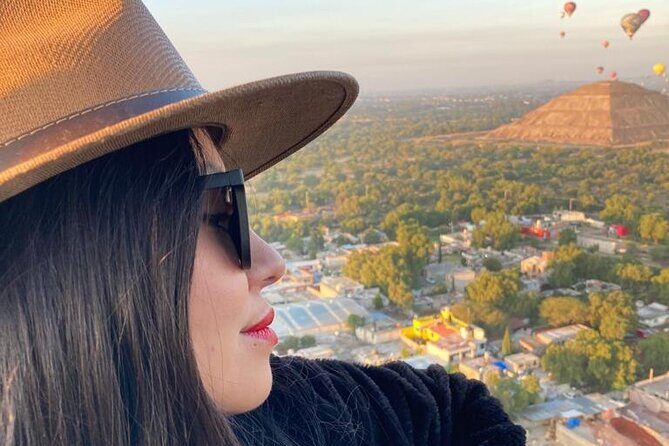 Hot air balloon from CDMX and Restaurant la Gruta (ORIGINAL) - Teotihuacán archaeological area: plan for the extra ticket