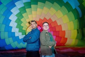 Hot air balloon ride with breakfast in Cueva from CDMX - The pre-flight coffee break and getting ready