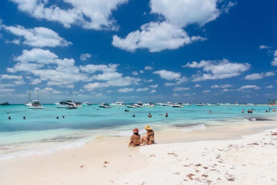 Isla Mujeres: Catamaran Ride with Open Bar, Snorkeling, and Lunch - The snorkeling reef stop: short time, clear water, weather matters