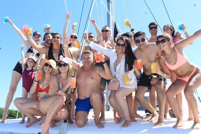 Isla Mujeres Catamaran Tour, Snorkeling, Fun, Open bar and Buffet - A Party Catamaran Ride: Drinks, Music, and the Deck Vibe