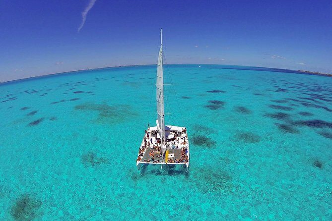 Isla Mujeres Catamaran Tour with Snorkeling at MUSA, Buffet Lunch & Open Bar - Stop 2: Snorkeling at MUSA (Museo Subacuatico de Arte)