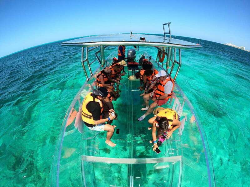 Isla Mujeres: Excursion Crystal Boat Tour at the Caribbean - Cadenita Reef: The Shallow Stop Where Coral Details Steal the Show