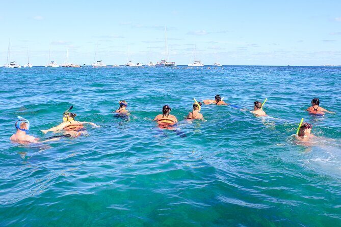 Isla Mujeres Premium Catamaran - Stop 2: Playa Norte for calmer water and an easier swim