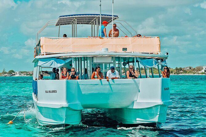 Isla Mujeres, Snorkel, Lunch & Pick Up from Cancun to P.Morelos - Playa Norte beach chairs and hammock time (when the sea behaves)