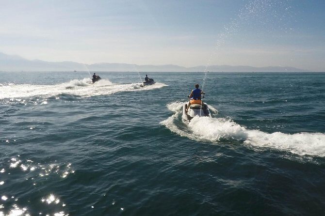 Jet Ski Adventure in Puerto Vallarta - Los Arcos de Mismaloya: rock formations and a short snorkel window