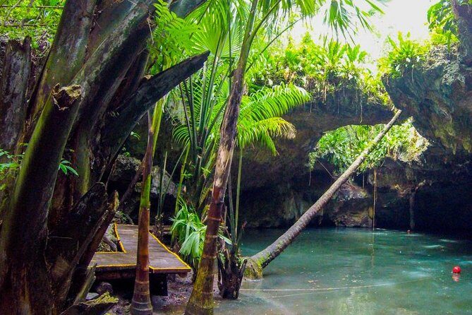 Jungle Jeep Adventure to Mayan Caves, Cenote and Snorkel - From Mayan Plaza to a Bumpy Jeep Ride: How the Day Starts