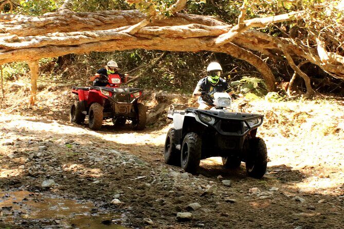 Jungle Single ATV Tour "El Mirador" - Gear and instruction: helmet, mask, goggles, chest protection, and more