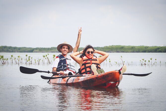 Kayak Adventure in Cancun - Birds, channels, and the guide’s spotting system