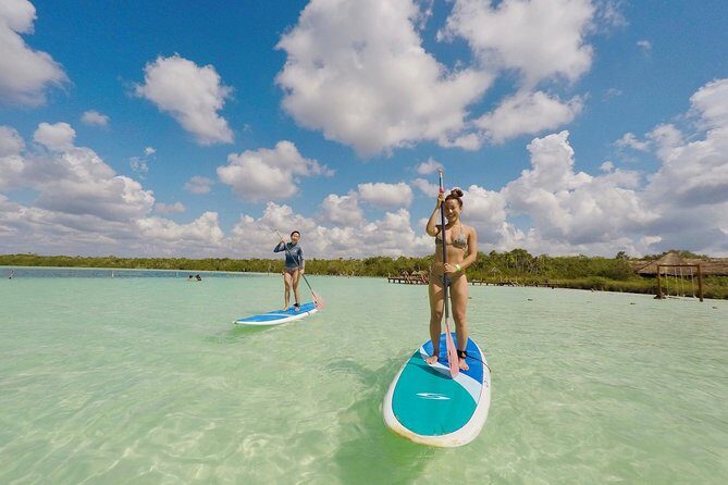 Lagoon Paddleboarding Tour in Tulum - Your paddle time: loop around the lagoon and real coaching