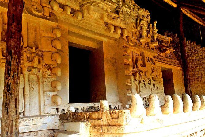 LDS Tour to Ek Balam + Cenote - Ek Balam: Temples, Chambers, Tunnels, and Statue Angels