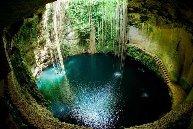 LDS Tour to Ek Balam + Cenote - Cenote Hubiku: Swimming in a Natural Underground River