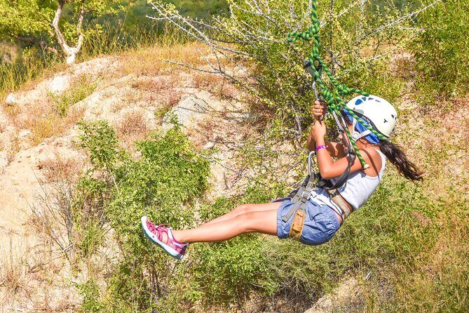 Los Cabos Costa Azul Zipline Eco-Adventure - The zip line circuit: seven lines, 300+ feet, and canyon-crossing views