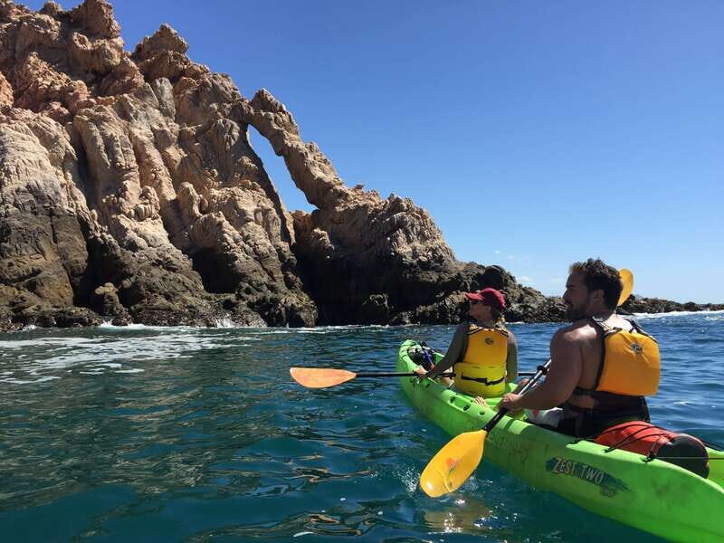 Los Cabos: Kayaking and Snorkeling in Two Pristine Bays - Paddling Santa Maria Bay’s Granite Cliffs