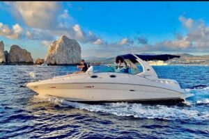 Los Cabos Private Yacht Whale Watching & Drinks - Up to 18 Guests - The Arch of Cabo San Lucas stop: photos, caves, and whale timing