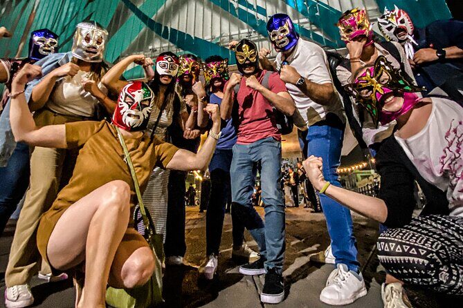 Lucha Libre Experience with Tequila, Walking Tour & Arena Show - Historic Center streets: murals, memorabilia shops, and street-level CDMX