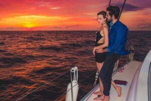 Luxury Sunset Sailing Cruise in Cancun with Light Dinner and Open Bar - Light dinner on the water: what that “gourmet appetizer” means