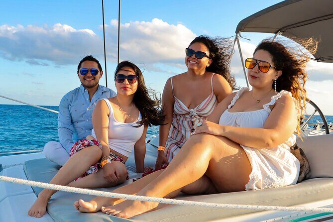 Luxury Sunset Sailing Cruise in Cancun with Light Dinner and Open Bar - The sunset itself: Caribbean skyline views and what you might spot