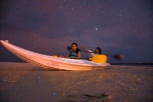 Magic Night of Stargazing and Bioluminescence - Kayaking along Holbox’s coast: the paddle that gets you to the dark