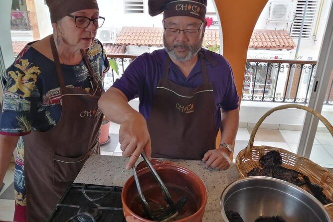Make your own Mole Poblano in Puerto Vallarta - Lunch Built from Your Own Work: Chicken Mole, Rice, and a Market Drink