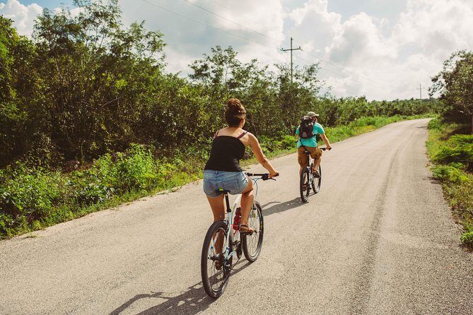 Mayan Backroads Private Bike Tour from Tulum - Cenote Esmeralda: your quickest cool-off stop